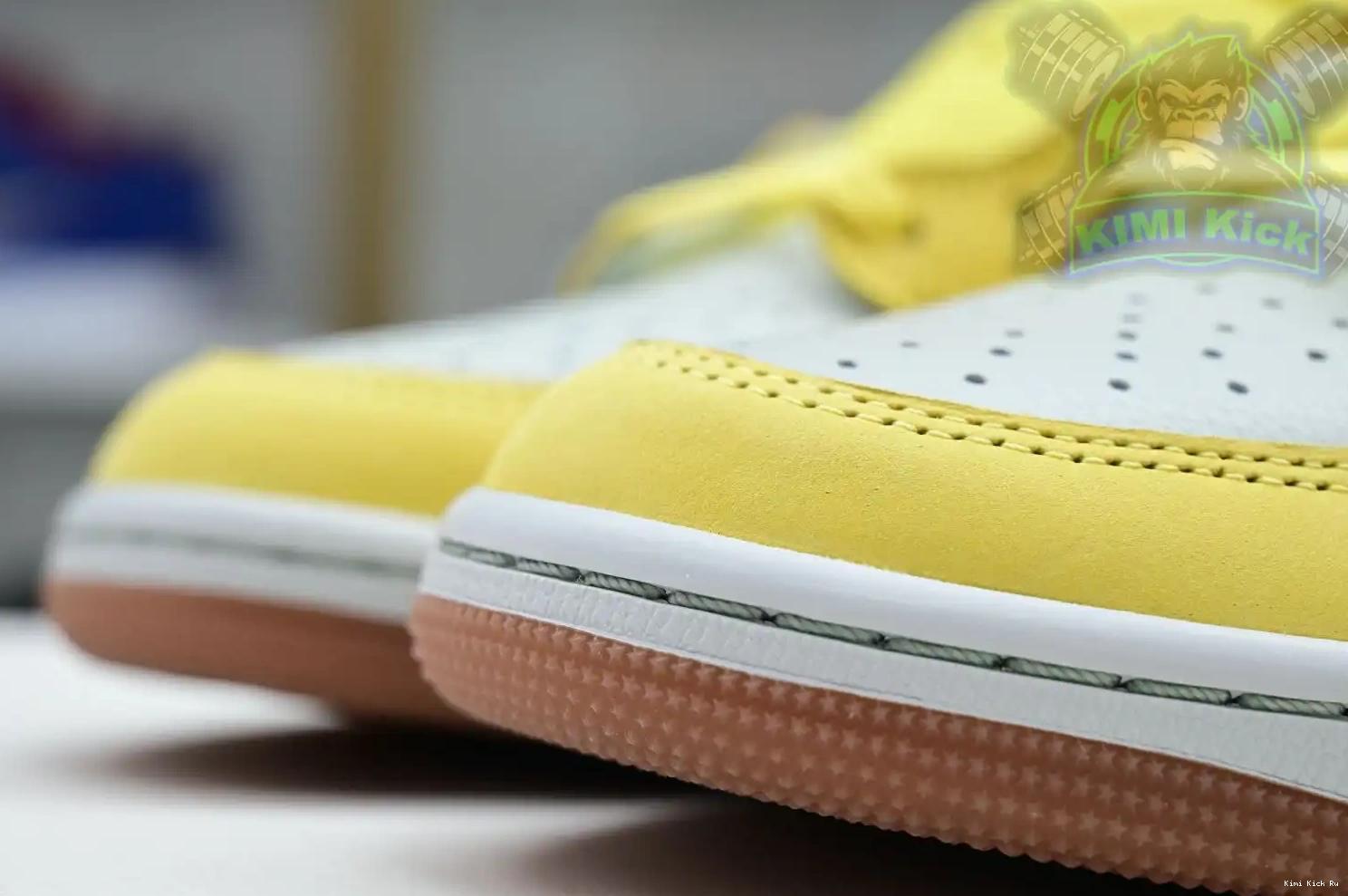 Kimikick Air 1Low x Jordan Canary Scott Travis Jordan 0325